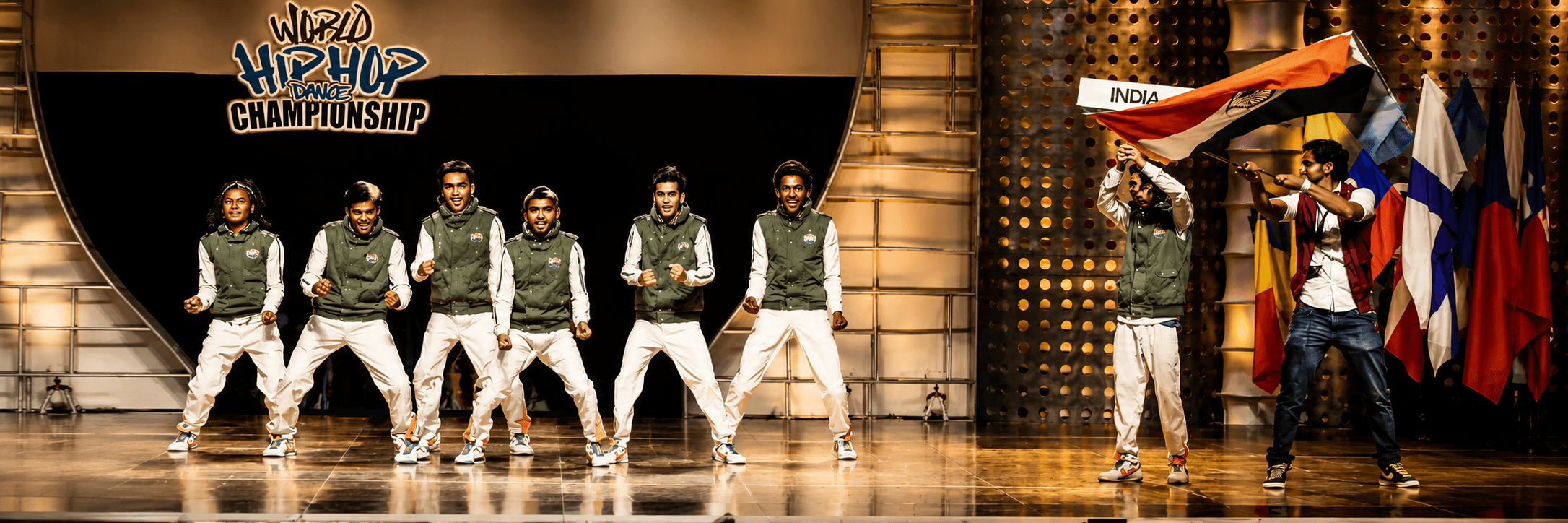 Kings United representing India at the World Hip Hop Dance Championship, 2012