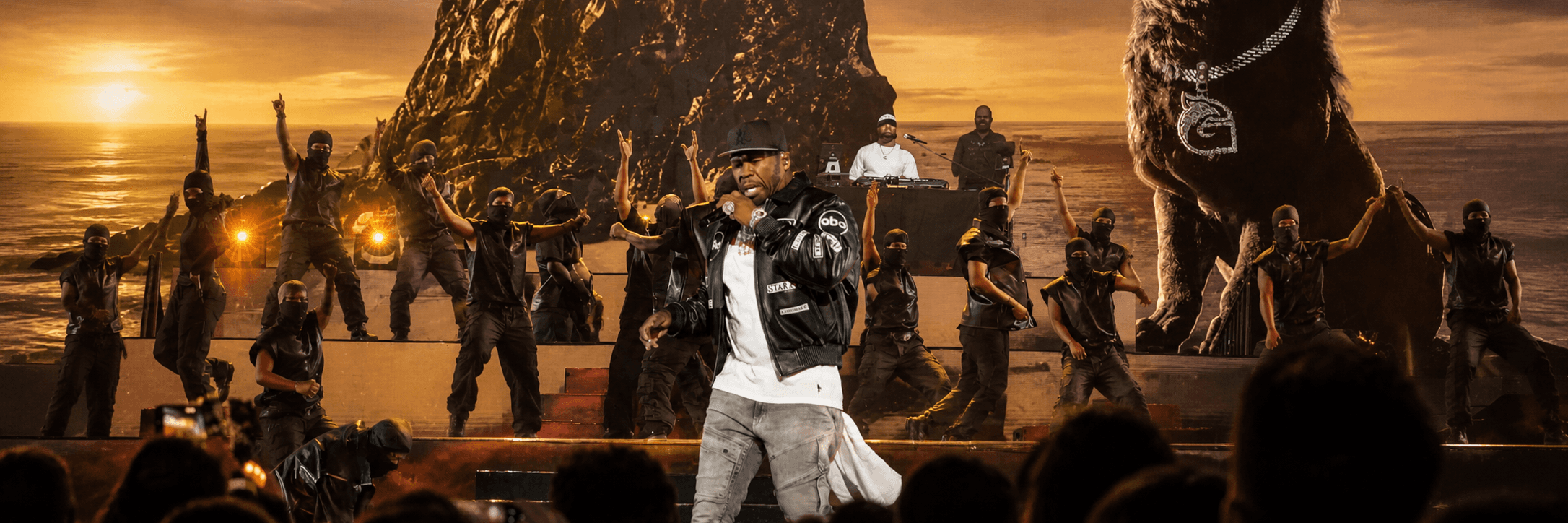 Kings United performing with 50 Cent on The Final Lap Tour, Las Vegas